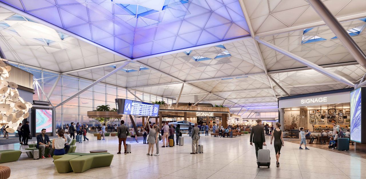 Qatar Airways STN Terminal