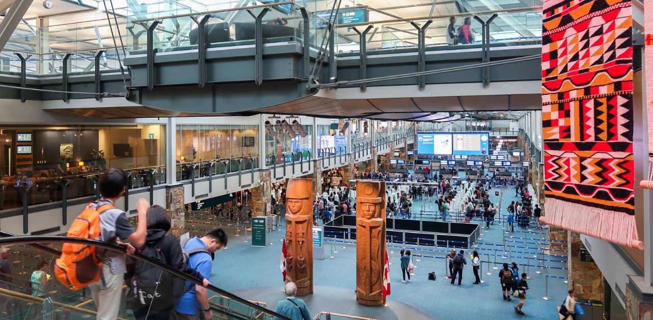 United Airlines YVR Terminal